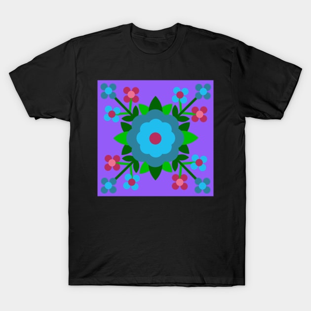 Teal Rose of Sharon T-Shirt by Scarlett_Rose_Artist